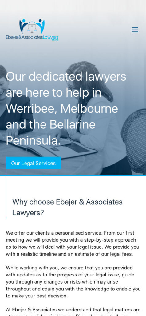 Ebejer & Associates Lawyers, Werribee, Melbourne, Bellarine Peninsula, Victoria